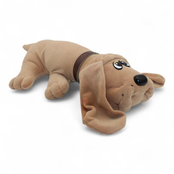 Vintage Pound Puppies Benji Plush Dog Brown With Collar & Tag Nostalgic Collecti - Picture 6 of 9